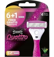 Maszynki do golenia i wkłady - Wilkinson 7x Wkłady Nożyki Quattro for Women - miniaturka - grafika 1