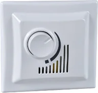 Regulatory i termostaty - Schneider Sedna regulator temperatury podtynkowy z funkcją grzania/chłodzenia biały SDN6001121 - miniaturka - grafika 1