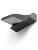 Lampy ogrodowe - Redlux Kinkiet zewnętrzny TWIST LED antracyt R13616   R13616 - miniaturka - grafika 1