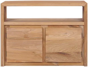 vidaXL Szafka, 80x30x60 cm, lite drewno tekowe vidaXL - Szafki do salonu - miniaturka - grafika 3