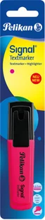 PELIKAN Herlitz 804677 Textmarker sygnał 1 sztuki w kartę blistrową leuchtpink 804677 - Zakreślacze - miniaturka - grafika 2