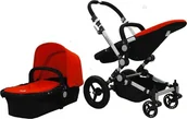 Wózki dziecięce - Euro Baby Baobao Full Wypas 2w1 Red - miniaturka - grafika 1