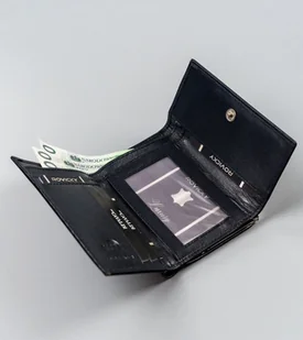 Cavaldi 4U Portfel damski ze skóry naturalnej z portmonetką na bigiel, RFID - Portfele - miniaturka - grafika 6