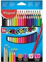 Helix Maped Color'Peps etui z kartonu, trójkątna, 36er Pastel 832017ZV - Pomoce naukowe - miniaturka - grafika 3