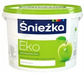 Farby zewnętrzne - Śnieżka Eko 10L Farba Akrylowa Ścian Sufitu Biała - miniaturka - grafika 1