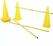 Zabawki dla psów - Kerbl Zestaw akcesoriów do tresury psa 2-w-1, żółty, 81994 - miniaturka - grafika 1