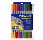 Artykuły biurowe - Flamastry 10 kolorów Colorella-Twin - miniaturka - grafika 1