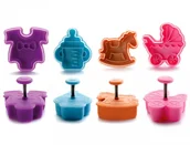 Formy do ciast - Ibili Foremki noworodkowe z wyrzutnikiem, 4 szt. - miniaturka - grafika 1