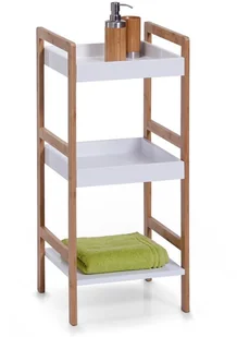 Zeller Regał łazienkowy BAMBOO 3 poziomy ZELLER B004BKYIL2 - Mydelniczki i dozowniki mydła - miniaturka - grafika 2
