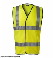 Odzież robocza - ADLER RIMECK HV Bright 9V3 - Kamizelka odblaskowa unisex, 120 g/m, 100% poliester, 2 kolory - M-2XL HV Bright 9V3 - miniaturka - grafika 1