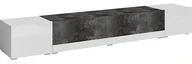 Szafki RTV - Helvetia Komoda TV POWER I 40 Biały połysk shiefer 24BBJE40 - miniaturka - grafika 1