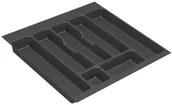 Pojemniki kuchenne - DELINIA Wkład do szuflad 60 cm szary Delinia ID - miniaturka - grafika 1