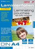 Folie do laminatora - Genie foliami do laminowania DIN A4 (125 mikronów) 50er Pack Laminierfolie A4-50er - miniaturka - grafika 1