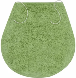 vidaXL 3-częściowy zestaw mat łazienkowych, tkanina, zielony - Dywaniki łazienkowe - miniaturka - grafika 5