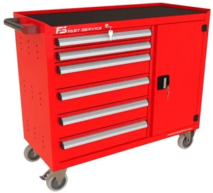 Fastservice Wózek warsztatowy TRUCK z 6 szufladami i drzwiami PT-214-40 PT-214-40 - Pozostałe wyposażenie warsztatu Fastservice Wózek warsztatowy TRUCK z 6 szufladami i drzwiami PT-214-40 PT-214-40 - Pozostałe wyposażenie warsztatu - miniaturka - grafika 1