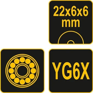 Vorel KÓŁKO TNĄCE DO CERAMIKI FI 22 X 6 X 6 MM ŁOŻYSKOWANE - Narzędzia glazurnicze - miniaturka - grafika 3