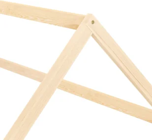 vidaXL Rama łóżka dziecięcego, lite drewno sosnowe, 80 x 160 cm vidaXL - Łóżka dla dzieci i młodzieży - miniaturka - grafika 6