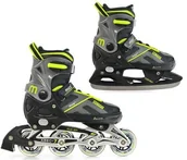 Rolki - Mico Łyżworolki Flos Boy 2w1 łyżwy rolki Rozmiar buta: 40-43 FLOS_BOY_40-43 - miniaturka - grafika 1