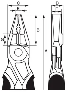 BAHCO wzmocnione szczypce uniwersalne, kombinerki HD 180mm chromowane, w izolacji VDE, [2630SC-180] 2630SC-180 - Kombinerki i obcęgi - miniaturka - grafika 2
