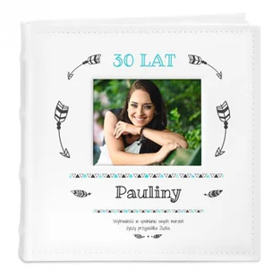 NA Murrano Album mały z oknem nadruk dedykacja dla przyjaciółki urodziny ALB-SO-WH-UV-022 - Albumy fotograficzne - miniaturka - grafika 2