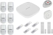 Alarmy - Hikvision ZESTAW ALARMOWY ALARM 6 czujek PIR Wi-Fi - miniaturka - grafika 1
