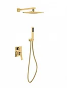 Zestawy prysznicowe - Besco Zestaw prysznicowy Besco Aspira I czarny matt DODATKOWO 5% RABATU NA KOD BESCO5 BP-AI-CZ - miniaturka - grafika 1