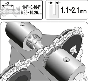 YATO Nitownica do łańcuchów pilarek YT-84970 YT-84970 - Nitownice - miniaturka - grafika 5