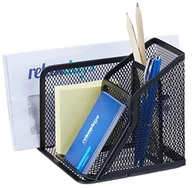 Przyborniki na biurko - Relaxdays biurko organizer, biurowych półka ze stojakiem pojemnik na karteczki & list, metalowe, 6 x 38 x 30 cm, różne kolory HBT 10022478_46 - miniaturka - grafika 1