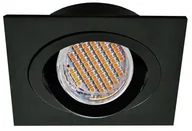 Oprawy, klosze i abażury - Kobi Oprawa oprawka led halogenowa ruchoma kwadratowa kolor czarny OH28 7809 7809 - miniaturka - grafika 1