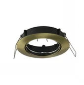 Oprawy, klosze i abażury - v-tac Oprawa Oczko V-TAC GU10 Okrągła Ruchoma Złoty VT-779RD - miniaturka - grafika 1