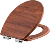 Deski sedesowe - tectake Deska sedesowa z motywem - wzór drewna 402258 - miniaturka - grafika 1