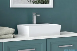 Besco Vera umywalka nablatowa 40x50x15cm #UMD-V-NB | - Umywalki - miniaturka - grafika 2