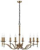 Lampy sufitowe - Interiors Żyrandol STANFORD CA1P8B INTERIORS CA1P8B/INT/CUBI - miniaturka - grafika 1