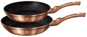 Zestawy garnków i patelni - Berlinger Haus ZESTAW 2 PATELNI GRANITOWYCH ROSE GOLD BH-1611 - miniaturka - grafika 1