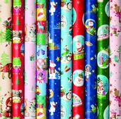 Akcesoria do pakowania - Interdruk Papier ozdobny pakowy świąteczny PATTERN 200X70cm pa 0219035 - miniaturka - grafika 1