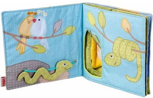 Haba Książeczka z materiału Słonik Egon, 300146 - Zabawki interaktywne dla dzieci - miniaturka - grafika 3