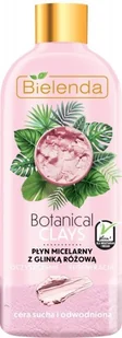 Bielenda Botanical Clays Płyn micelarny z glinką różową 500ml - Płyny micelarne - miniaturka - grafika 2