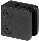 Balustrady i akcesoria - Gierat Uchwyt do szkła na profil - czarny - miniaturka - grafika 1