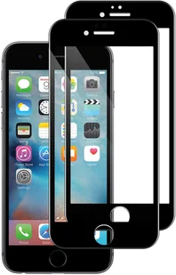 movear 2 szt. Szkło Hartowane 3D na Apple iPhone 6/6s Plus (5.5") na Cały Ekran GLASS mSHIELD 3D PRO czarne pyłoszczelne pełny klej AIP6PG3P14ABK2 - Szkła hartowane na telefon - miniaturka - grafika 3