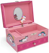 Pudełka i szkatułki - Szkatułka z pozytywką jednorożec | Rozmiar: 174x134x99 mm | SKU: ZV7420231 - miniaturka - grafika 1