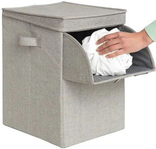 Brabantia Kosz na bieliznę 120428 LaundryToGo 35 l Szary - Kosze na bieliznę - miniaturka - grafika 4