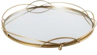 Tace i patery - Dekoria pl pl Taca Gold Mirror 28cm 28 cm 814-516 - miniaturka - grafika 1