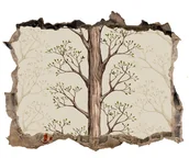 Naklejki na ścianę - Wallmuralia.pl Naklejka 3D dziura na ścianę samoprzylepna Drzewa - miniaturka - grafika 1