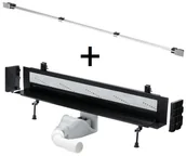 Odpływy liniowe - Viega Viega Advantix Vario Zestaw odpływ ścienny standard z rusztem stal połysk 736552+736576 odbiór osobisty Kraków Warszawa 736552+736576 - miniaturka - grafika 1