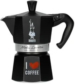 Zaparzacze i kawiarki - Bialetti Moka Express Love 3tz Czarna 0004986 - miniaturka - grafika 1