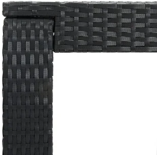 vidaXL 3-cz zestaw mebli barowych z podłokietnikami czarny rattan PE 3064805 - Pozostałe meble ogrodowe - miniaturka - grafika 12