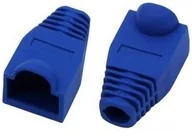 Wtyczki i adaptery - Intellinet Osłonka na wtyk RJ45 opakowanie 10 sztuk niebieska 504393 - miniaturka - grafika 1