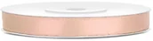 Pasmanteria - PartyDeco Tasiemka satynowa, brzoskwiniowa jasna, 6 mm / 25 m TS6-075J - miniaturka - grafika 1