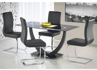 Stoły - Szklany Czarny Stół L4-T06 - miniaturka - grafika 1