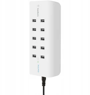 Belkin Rockstar 10-portowa ładowarka USB-A (10 x 2,4 A szybkie ładowanie), biała B2B139vf - Huby USB - miniaturka - grafika 3